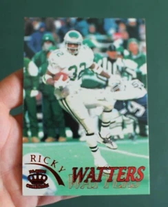 RICKY WATTERS 1996 PACIFIC COLLECTION GRIDIRON REVIEW EAGLES JUMBO CARD NO. 92 - Picture 1 of 6