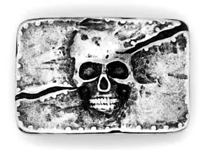 Totenkopf Gürtelschließe Skull Gürtel 4 cm Wechselgürtel Buckle Koppelschließe - Bild 1 von 5