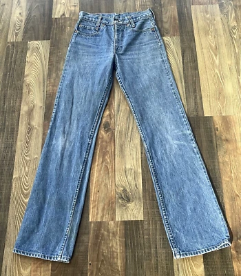 Levi's 717-0217  Made in USA actual fit W26 L32.5 Talon 42 zipper Indigo - Image 1 of 4