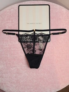 NWT Victoria's Secret V-hardware Lace Adjustable Strap V-string Thong XL - Picture 1 of 6