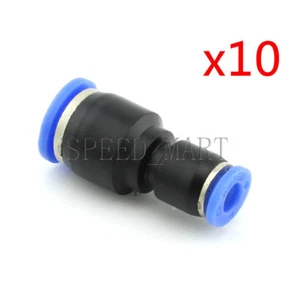 10 piezas accesorio de acoplador conector de liberación rápida tubería neumática de aire de 10 mm a 6 mm - Imagen 1 de 4