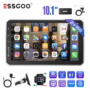 1 DIN 10" Android 14 Carplay DAB+ Autoradio GPS NAVI Drehbarer Bildschirm 2+64G - Bild 1 von 15