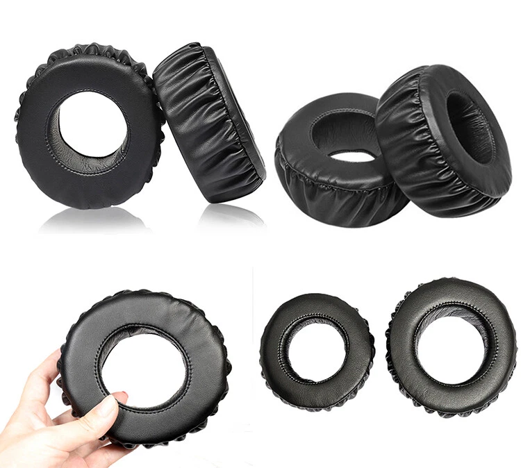 Ersatz-Ohrpolster Für Sony MDR-XB700 – Memory-Schaum Mit Kunstleder, Schwarz, Ca. 11,3 Cm Außendurchmesser