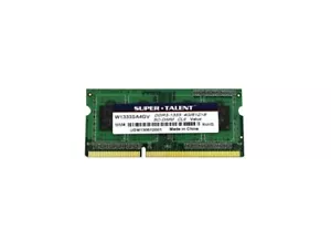 Super Talent W1333SA4GV - DDR3 - module - 4 GB - SO-DIMM 204-pin - 1333 MHz - Picture 1 of 2