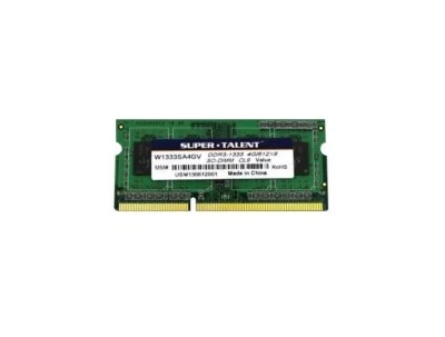 Super Talent W1333SA4GV - DDR3 - module - 4 GB - SO-DIMM 204-pin - 1333 MHz - Image 1 of 2