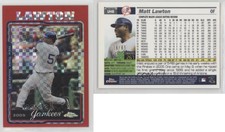 2005 Topps Chrome Update & Highlights Red X-Fractor /65 Matt Lawton #UH8