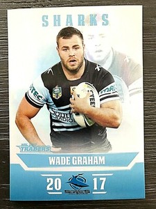 2017 NRL TRADERS 'PEARL SERIES' TRADING CARD - WADE GRAHAM/SHARKS