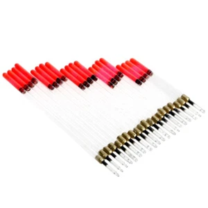 20pcs Clear Waggler Floats Coarse Carp Pike Match Fishing Wide Tip 11cm-19cm - Picture 1 of 11