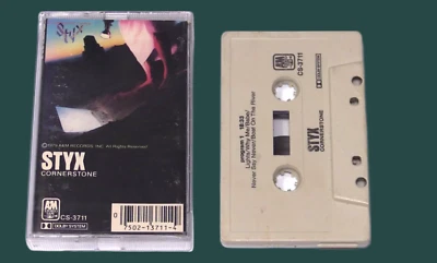 STYX: Cornerstone (Cassette, 1979, A&M Records) - Image 1 of 3