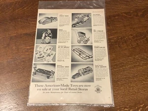 Vintage 1940’s-50s American Toy Manufacturers Ad Renewal Structo Doughboy - Picture 1 of 1