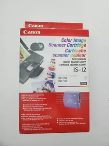 Canon Color Image Scanner Cartridge IS-12 BJC-50 BJC-55 BJC-80 BJC-85 New In Box - Picture 1 of 7