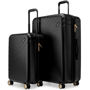 ELLE Louvre 2 Piece Expandable Polycarbonate Spinner Luggage Set - Picture 1 of 18