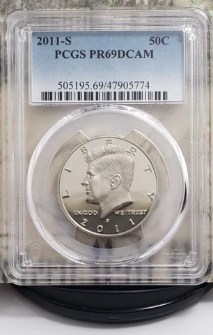 2011-S Kennedy Half Dollar - PCGS PR69DCAM - Nice!!! Cover