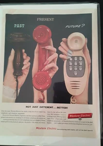 Original 1959 Western Electric Telephone Magazine Ad "Not Just Different..." - Picture 1 of 1