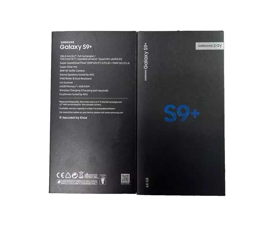 NEW Sealed In Box Samsung Galaxy S9+ Plus G965U 64GB Factory Unlock US STOCK - Image 1 of 3