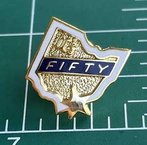 OES 50 Fifty Year Pin Worthy Matron Order of the Eastern Star Mason Vtg Masonic - Picture 1 of 7