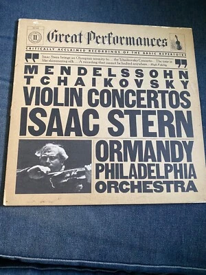 ISAAC STERN Violin- MENDELSSOHN & TCHAIKOVSKY Concertos - ORMANDY - CBS ST LP - Image 1 of 4