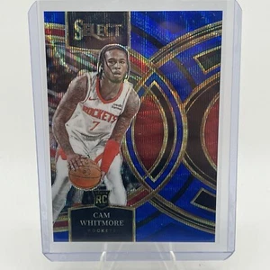 2023-24 Select H2 Cam Whitmore Rookie Blue Wave Prizm /75 Premier Rockets #118 - Picture 1 of 3