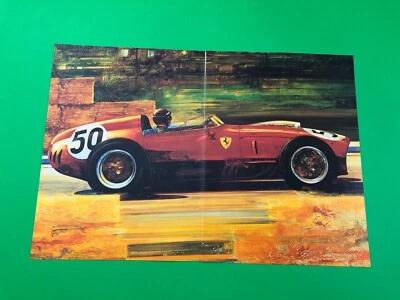 1958 1985 FERRARI ORIGINAL VINTAGE PRINT AD ROAD TEST 3 PAGE ARTICLE - Image 1 of 2