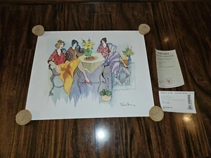 Original Seriolithograph-Itzchak Tarkay "Blissful Moments" W/COA & Registration - Picture 1 of 6