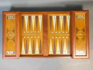 Franklin Mint Excalibur Backgammon Board, No Pieces, Vintage With Paperwork SABW