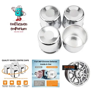 4pcs 4.25 in Steel Push Through Wheel Center Caps for 4.25" Center Bore Trail... - Picture 1 of 9