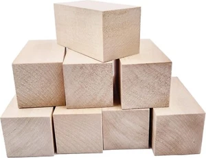 8 Pcs Basswood for Carving 4x2x2 Inch Basswood for Wood Carving Wood Craft Wood - Picture 1 of 7