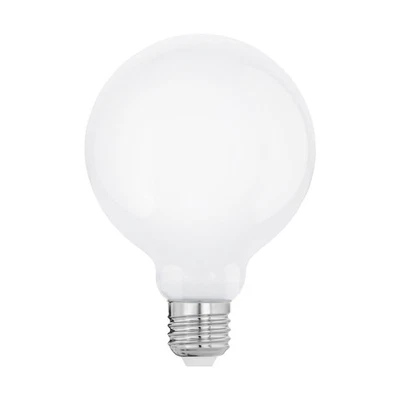 EGLO E27 LED, lampadina opalina a globo, 9 Watt (equivalente a 75 Watt), 10 8Jvw - Immagine 1 di 4
