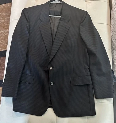 Christian Dior Monsieur Blazer мужчин 30R синий в тонкую полоску куртка * посмотреть на фотографии * - Изображение 1 из 4