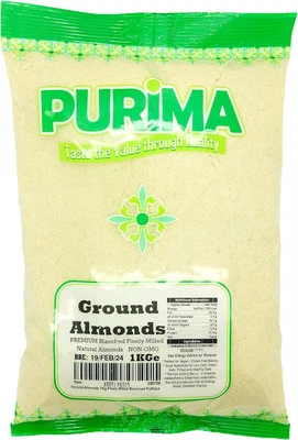 Ground Almonds 1kg 2kg 5kg 10kg Blanched Almond Flour Powder UK | Fine Keto Bulk - Image 1 of 3