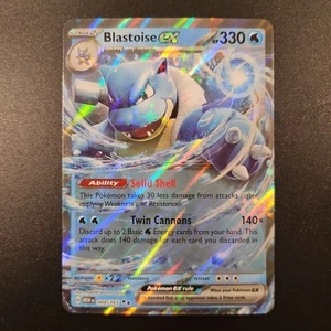 Blastoise ex (009/165) Double Rare SV: Scarlet & Violet 151 NM Pokemon TCG - Bild 1 von 4