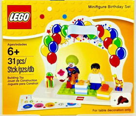 LEGO (850791) Minifigure Happy Birthday Set - Cake Topper - New Sealed Retired