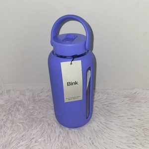 Botella de agua de día Bink 27 oz tapa abatible azul - Imagen 1 de 7