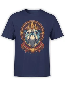 FANTUCCI Royal Pup T-Shirt | Majestic Bulldog Graphic | Unisex - Picture 1 of 5