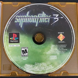 Syphon Filter 3 PlayStation 1 PS1 2001 disco di gioco; *solo disco* - Foto 1 di 2