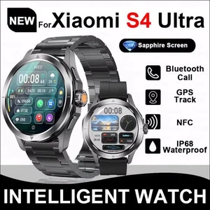 For Xiaomi S4 Ultra Smart Watch Männer AMOLED GPS Bluetooth Uhr Weihnachten - Bild 1 von 29