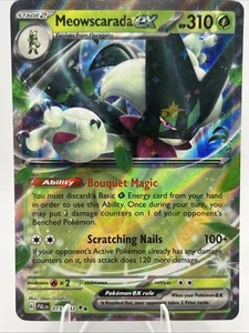 Meowscarada ex 015/193 Paldea Evolved Pokemon Stamped Prize Pack NM Near Mint - Picture 1 of 2