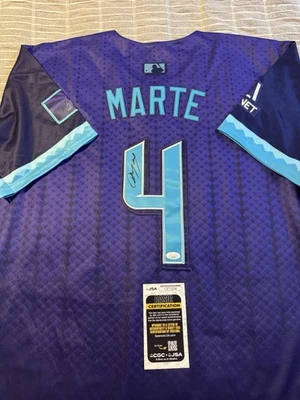 Ketel Marte Signed Jersey JSA Autographed Arizona Diamondbacks Authentic Auto - Image 1 of 3