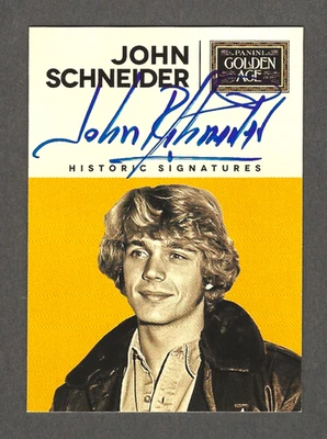 2014 Panini Golden Age Historic Signatures John Schneider Autograph - Image 1 of 2