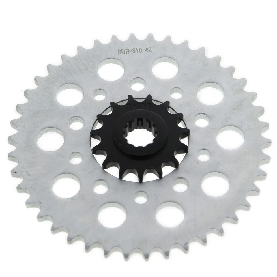 1987 1988 1989 1990 Honda CBR600F Hurricane 600 Front & Rear Sprocket 15/42 - Image 1 of 1