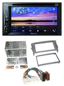 Pioneer Bluetooth 2DIN USB DVD DAB MP3 Autoradio für Toyota Auris 07-12 anthrazi - Bild 1 von 7