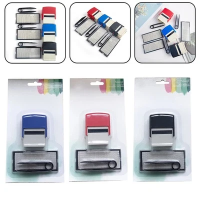 Simple to Use Rubber Stamp Kit for Handicraft Printing Numeric Alphabet Inking - Image 1 of 4