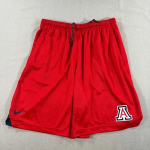 Nike Arizona Wildcats Gym Shorts Mens Large Red Basketball Athletic Univerity UA - Picture 1 of 10