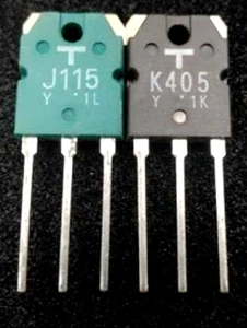 10 Paar 2SK405-Y 2SJ115-Y NOS Original TOSHIBA MOSFET aus Japan 20 Stück - Bild 1 von 4