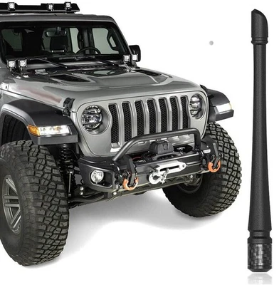 7" inch For 2007-2024 Jeep Wrangler JK JL JT JLU Short Antenna Radio AM/FM Mast — 第 1/4 张图片