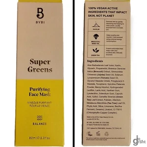 BYBI Super Greens Purifying Face Mask Balance 60ml  - Picture 1 of 1