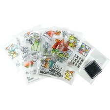 Stampendous christmas tree acrylic stamp set