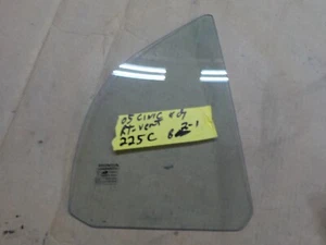 2005 honda civic 4dr right passenger side rear door vent glass window 225c b1-2 - Foto 1 di 8