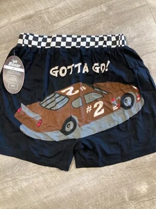 lazy one boxer shorts, size medium car, race car gotta go gotta go - Picture 1 of 2
