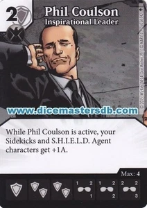 Phil Coulson Inspirational Leader #60 - Age of Ultron - Marvel Dice Masters - Picture 1 of 1